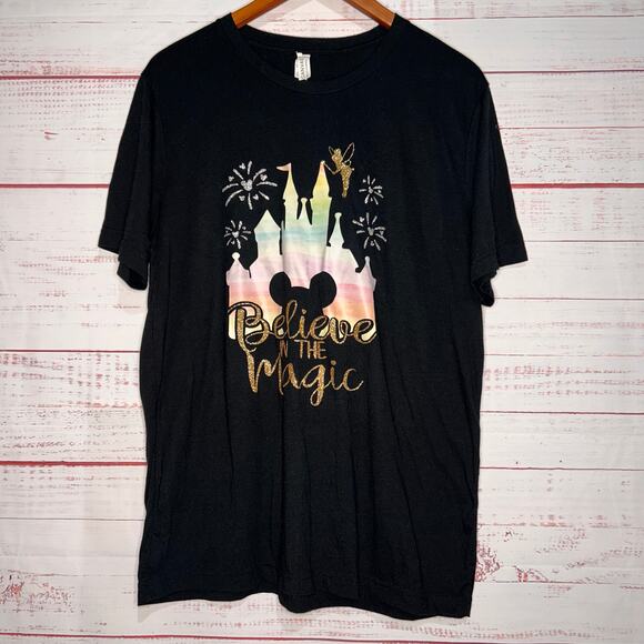 "Believe in the Magic" Disney Themed Tee | New | Women's Large - Picture 1 of 5